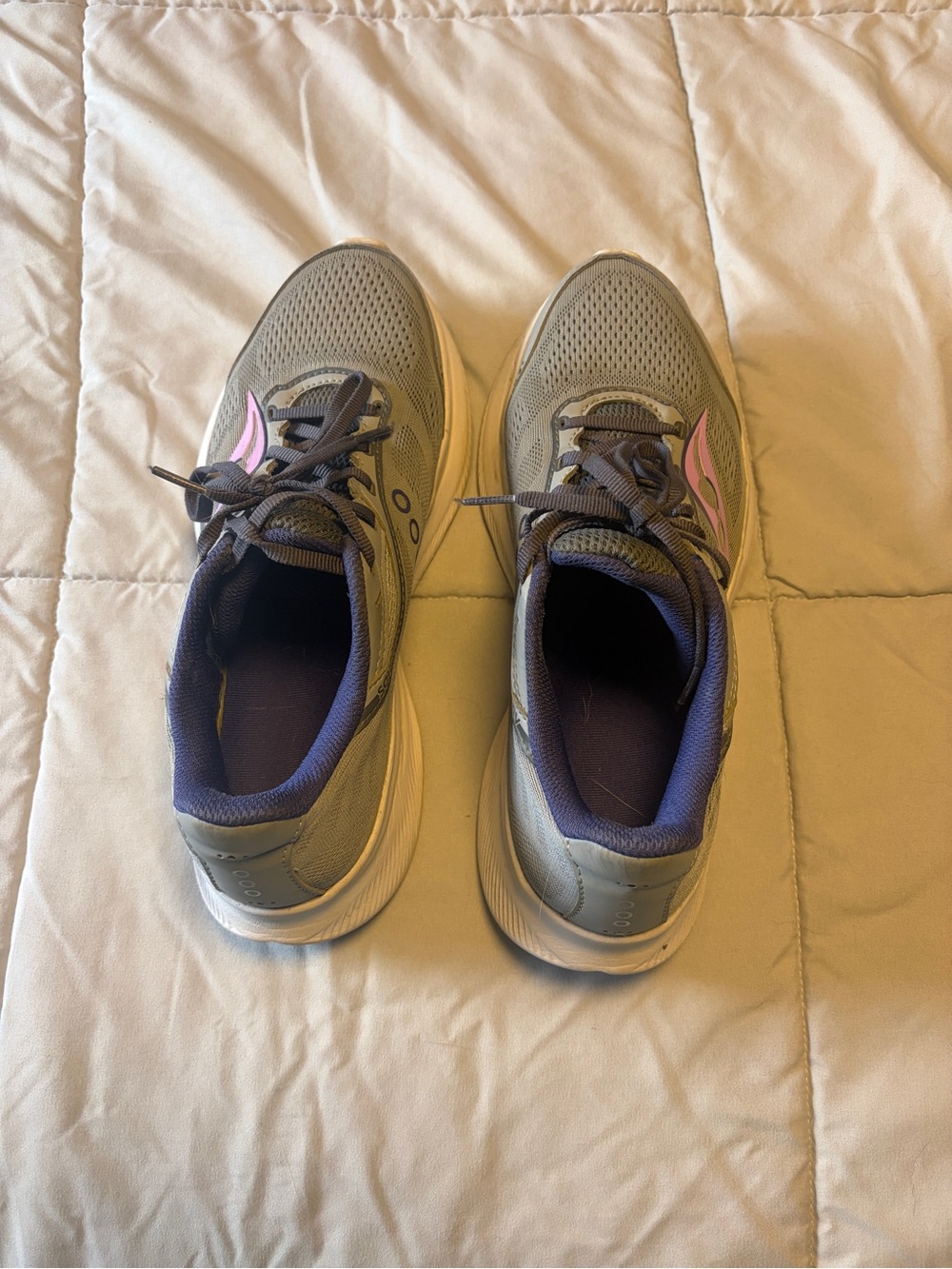 Saucony Women's Gray & Purple Running Shoes